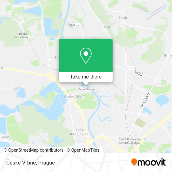 Карта České Vrbné