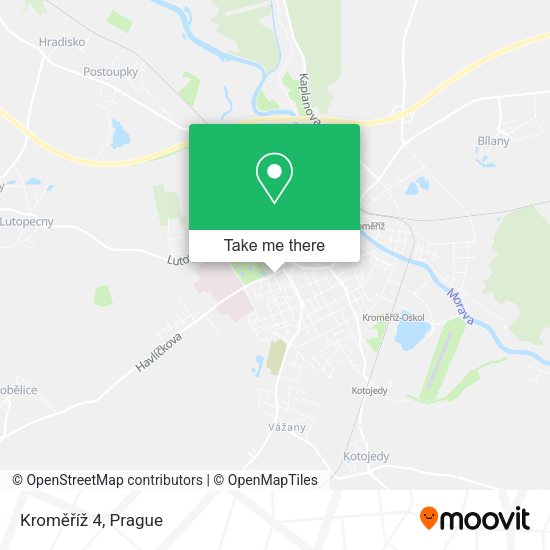 Kroměříž 4 map
