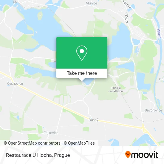 Карта Restaurace U Hocha