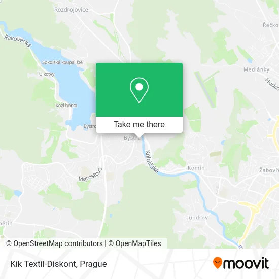 Карта Kik Textil-Diskont