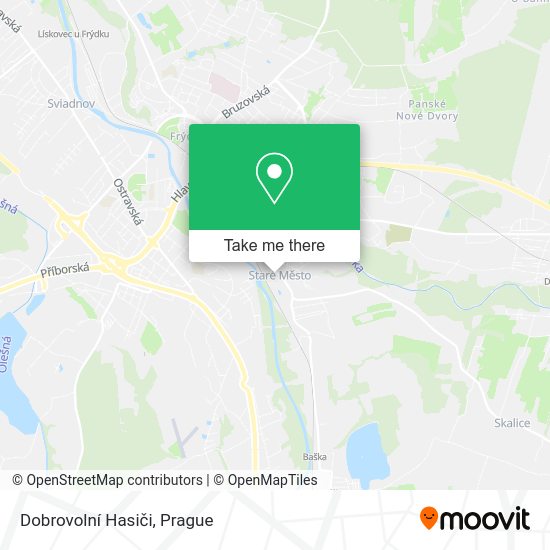 Dobrovolní Hasiči map