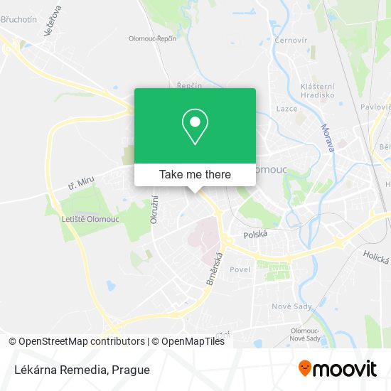 Lékárna Remedia map