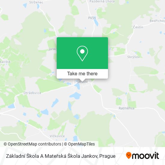 Základní Škola A Mateřská Škola Jankov map