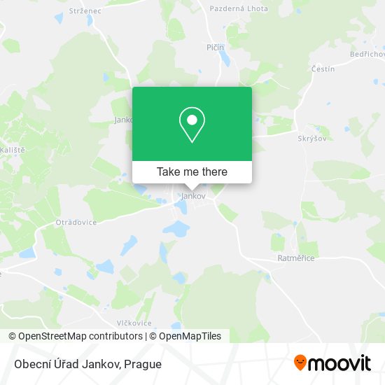 Obecní Úřad Jankov map
