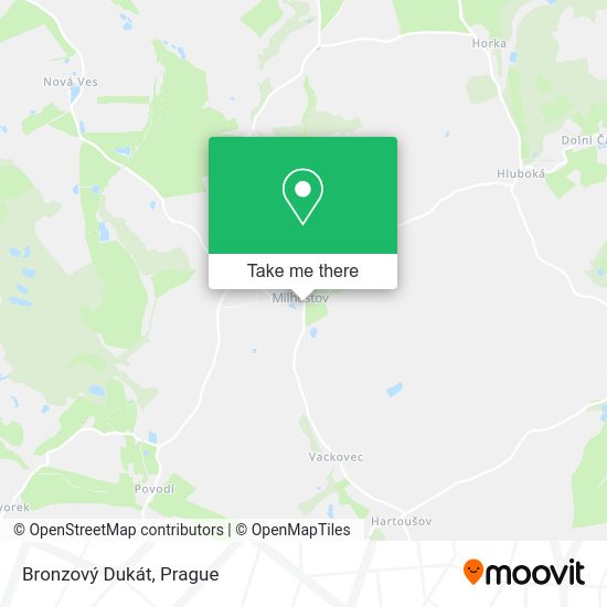 Bronzový Dukát map