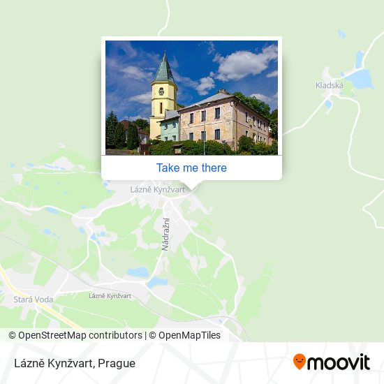 Lázně Kynžvart map