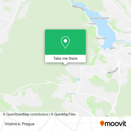 Карта Včelnice