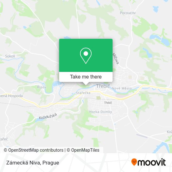Карта Zámecká Niva