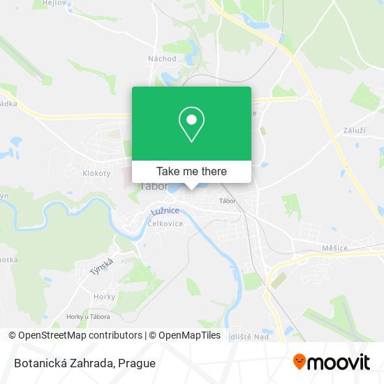 Карта Botanická Zahrada
