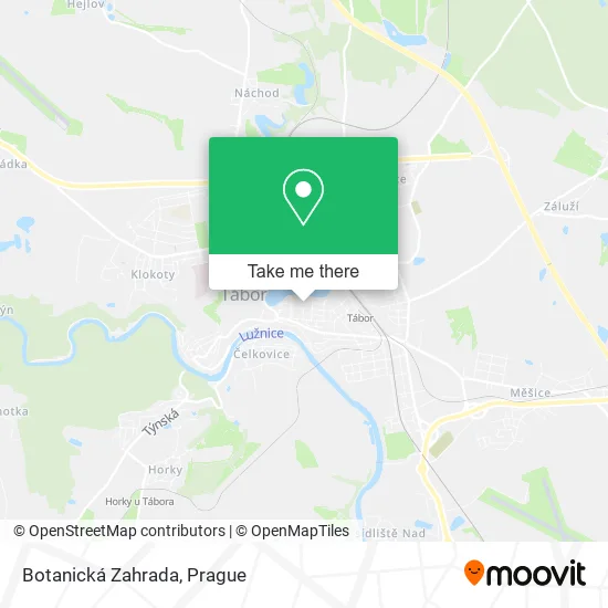 Карта Botanická Zahrada