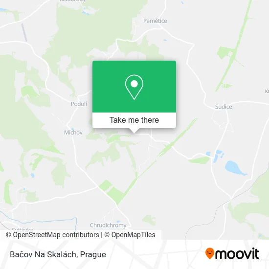 Карта Bačov Na Skalách