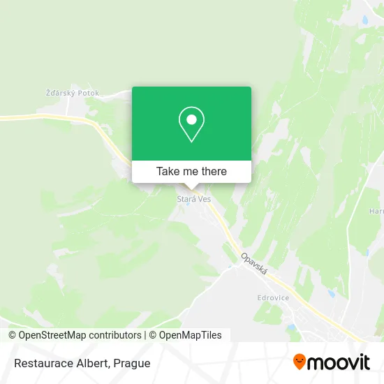 Карта Restaurace Albert