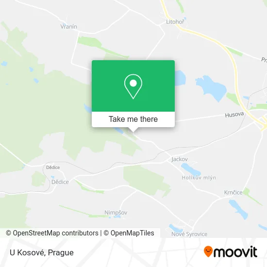 Карта U Kosové