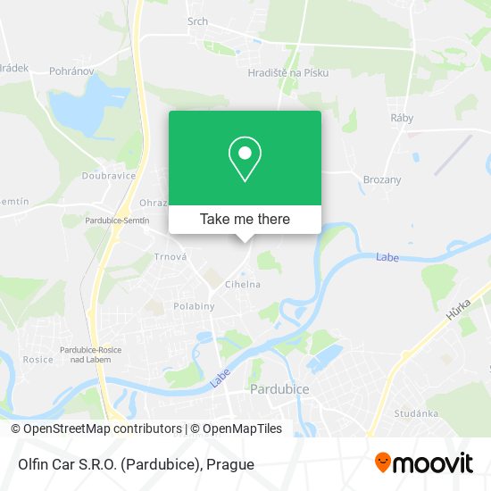 Olfin Car S.R.O. (Pardubice) map
