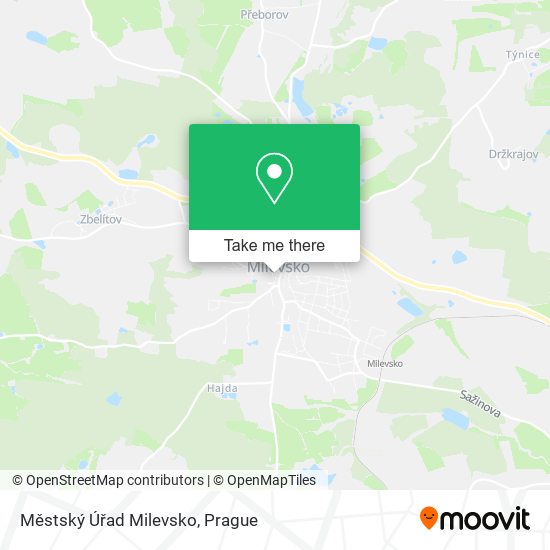 Městský Úřad Milevsko map