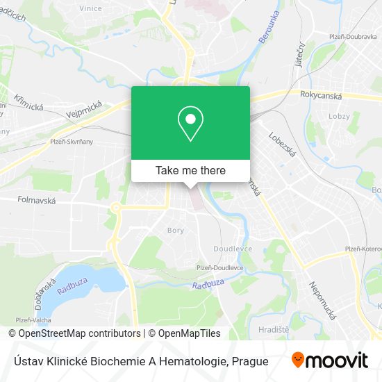 Ústav Klinické Biochemie A Hematologie map