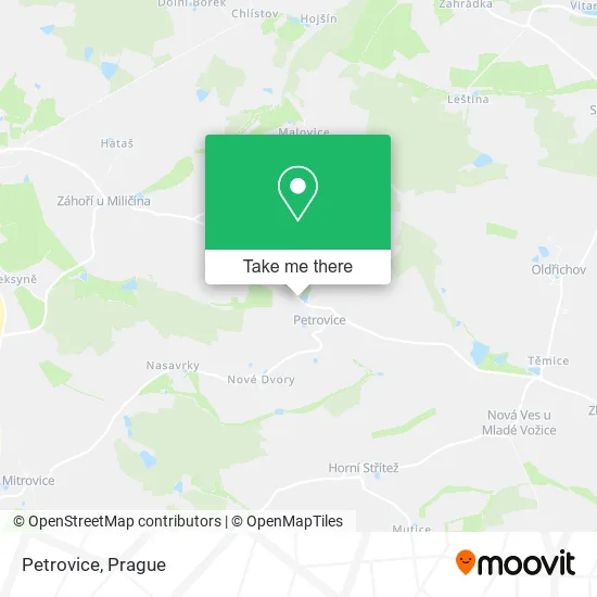 Карта Petrovice