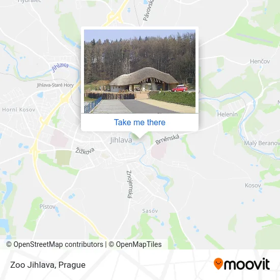 Карта Zoo Jihlava