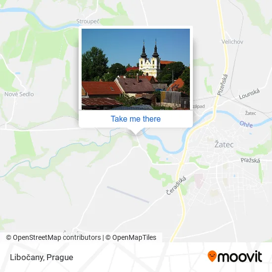 Карта Libočany
