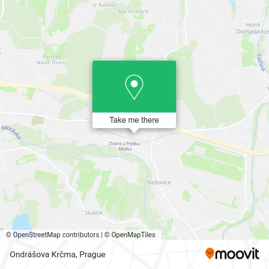 Карта Ondrášova Krčma