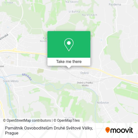 Památník Osvoboditelům Druhé Světové Války map