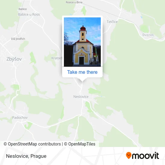 Карта Neslovice
