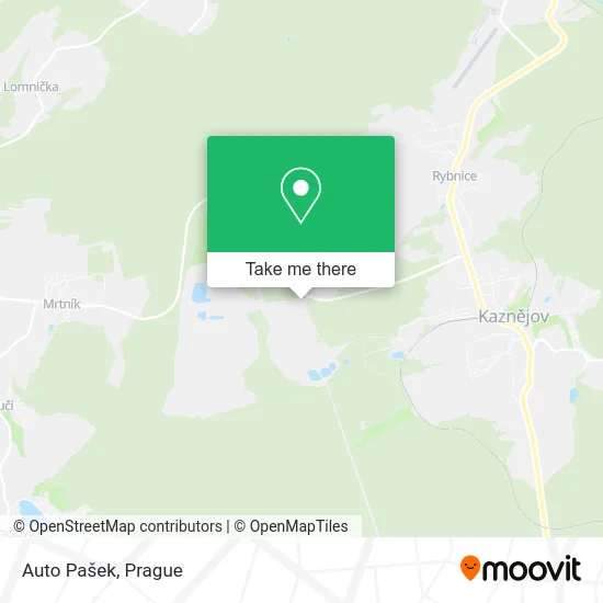 Карта Auto Pašek