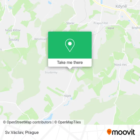 Карта Sv.Václav