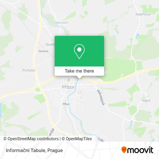 Informační Tabule map