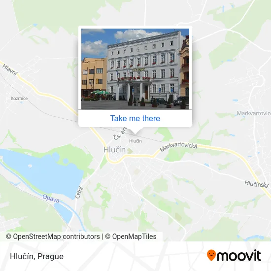 Карта Hlučín