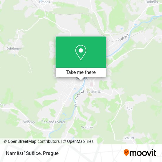 Naměstí Sušice map