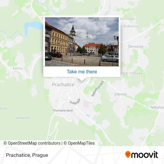 Карта Prachatice