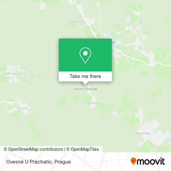 Карта Ovesné U Prachatic