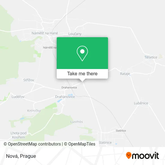 Карта Nová