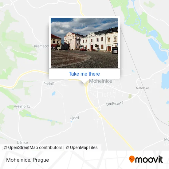 Карта Mohelnice