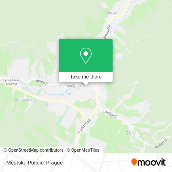 Městská Policie map