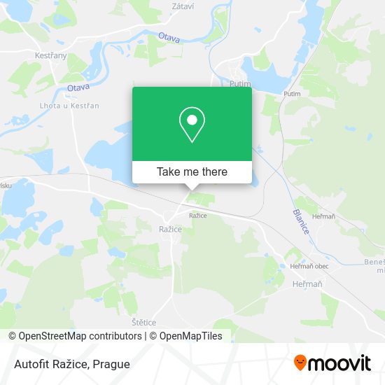 Карта Autofit Ražice