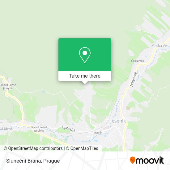 Sluneční Brána map