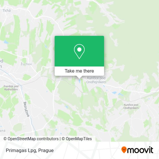 Карта Primagas Lpg