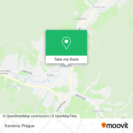 Карта Kavárna