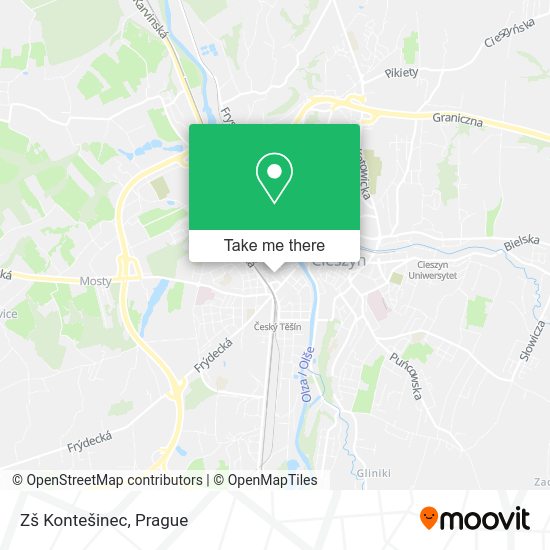Zš Kontešinec map