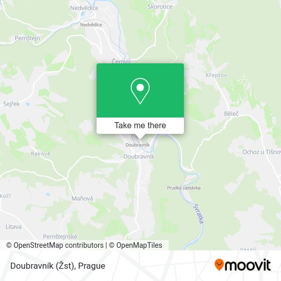 Doubravník (Žst) map