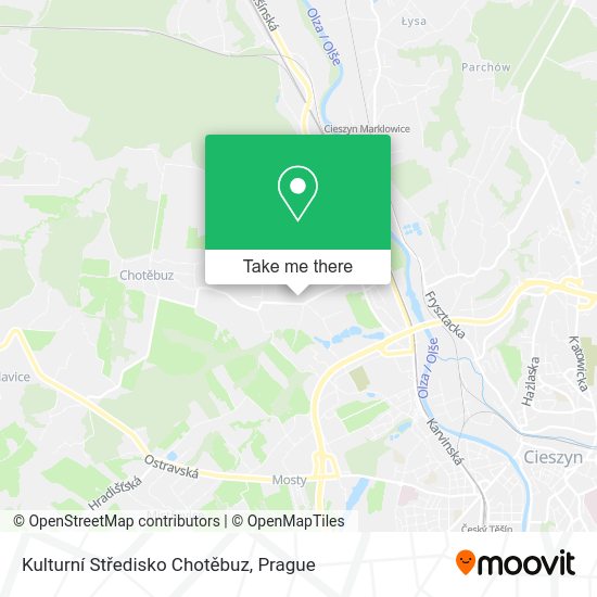 Kulturní Středisko Chotěbuz map