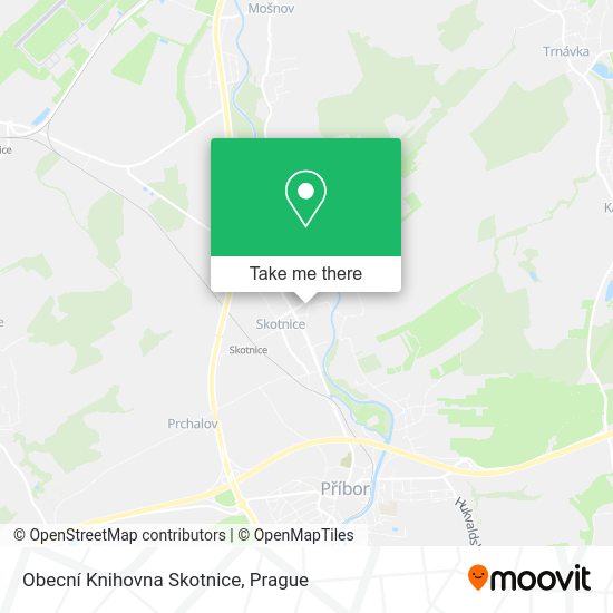 Obecní Knihovna Skotnice map