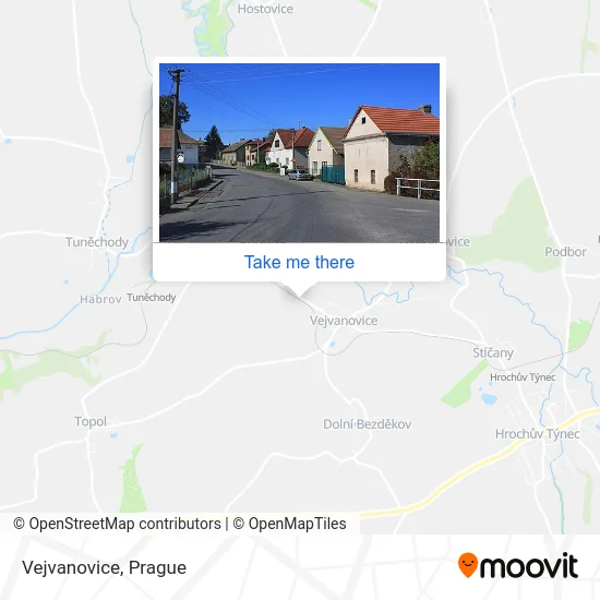 Карта Vejvanovice