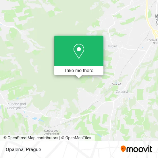 Карта Opálená