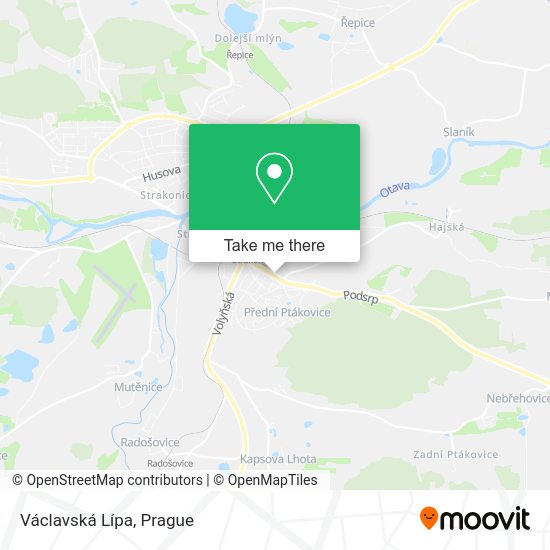 Václavská Lípa map