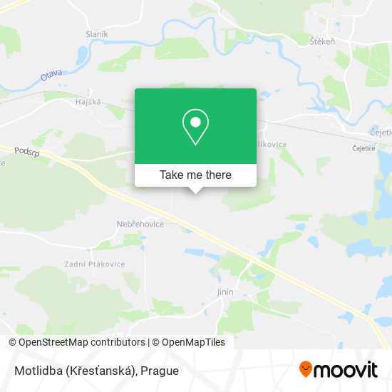 Motlidba (Křesťanská) map