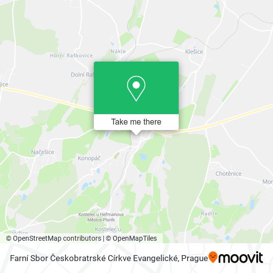 Farní Sbor Českobratrské Církve Evangelické map