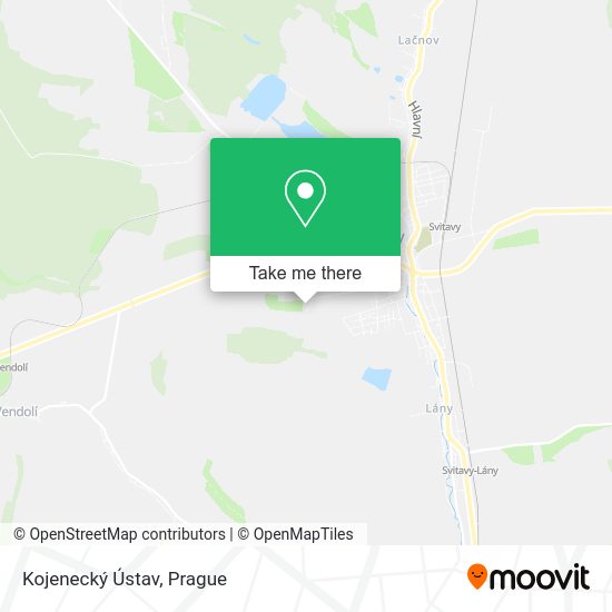 Kojenecký Ústav map